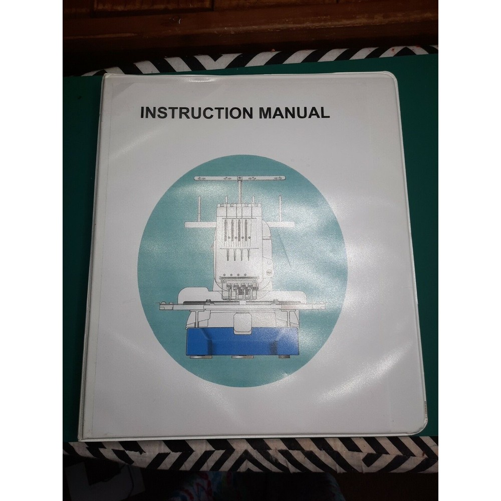 Janome MB-4S Manual original w/machine Instructions User Guide 3 ring binder